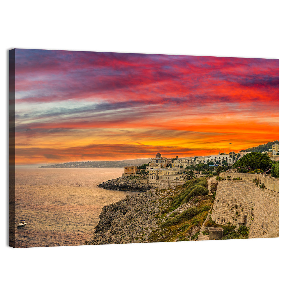 Coast of Salento Peninsula Wall Art, canvas print, landscape