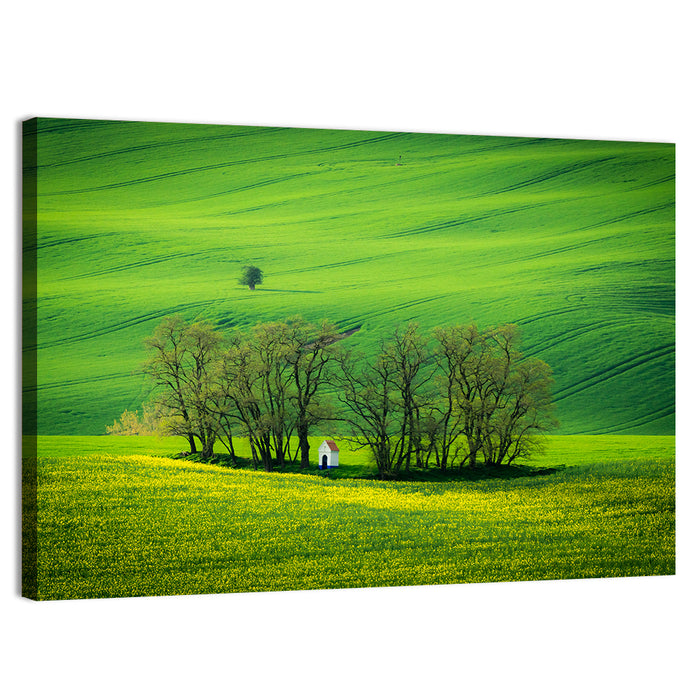 Chapel of Saint Barbara, Moravia Wall Art as a canvas print
