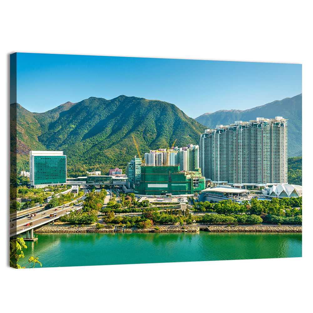 Tung Chung Skyline, Hong Kong Wall Art, canvas print, landscape