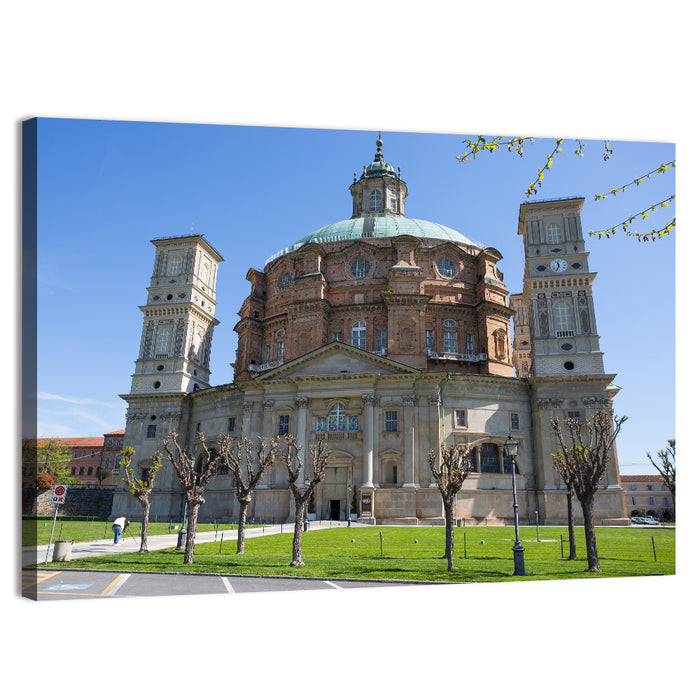 Basilica of Superga, Turin Wall Art as a canvas print