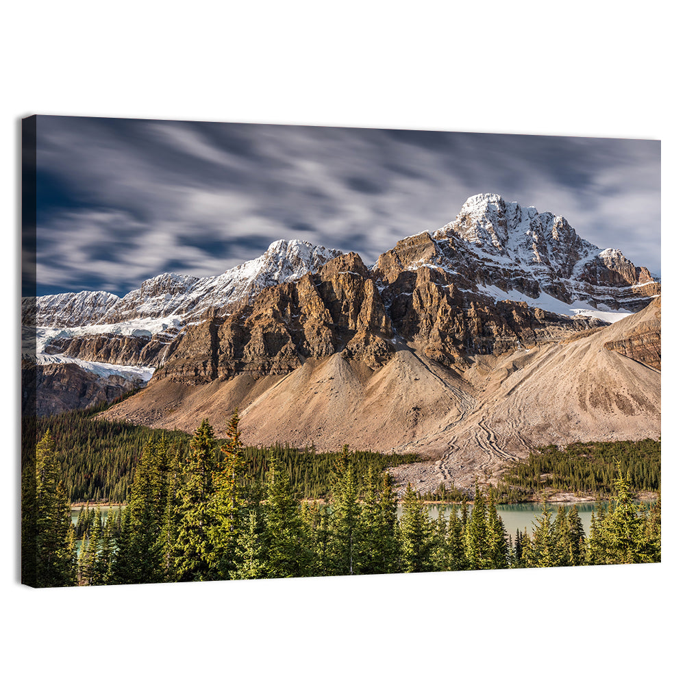 Mont Crowfoot, Alberta Wall Art, canvas print, landscape
