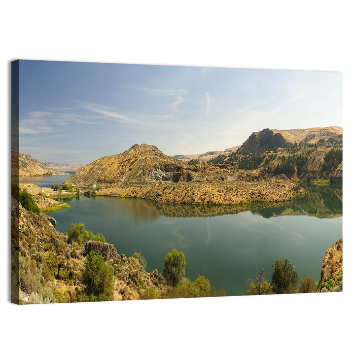 Roosevelt Lake View Wall Art as a canvas print