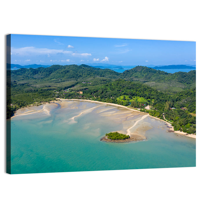 Koh Yao Noi Tropical Island Wall Art as a canvas print