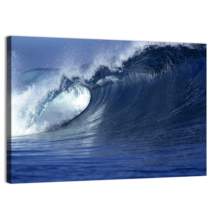 Fiji Wave Close-up Wall Art as a canvas print