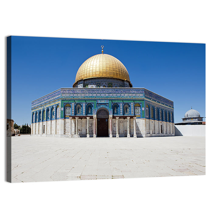 Golden Dome of the Rock, Jerusalem Wall Art as a canvas print