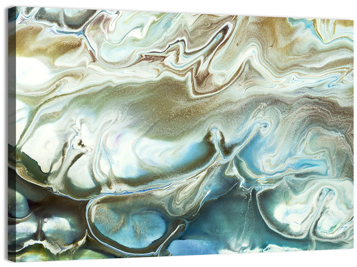 Liquid Marble Texture Wall Art as a canvas print