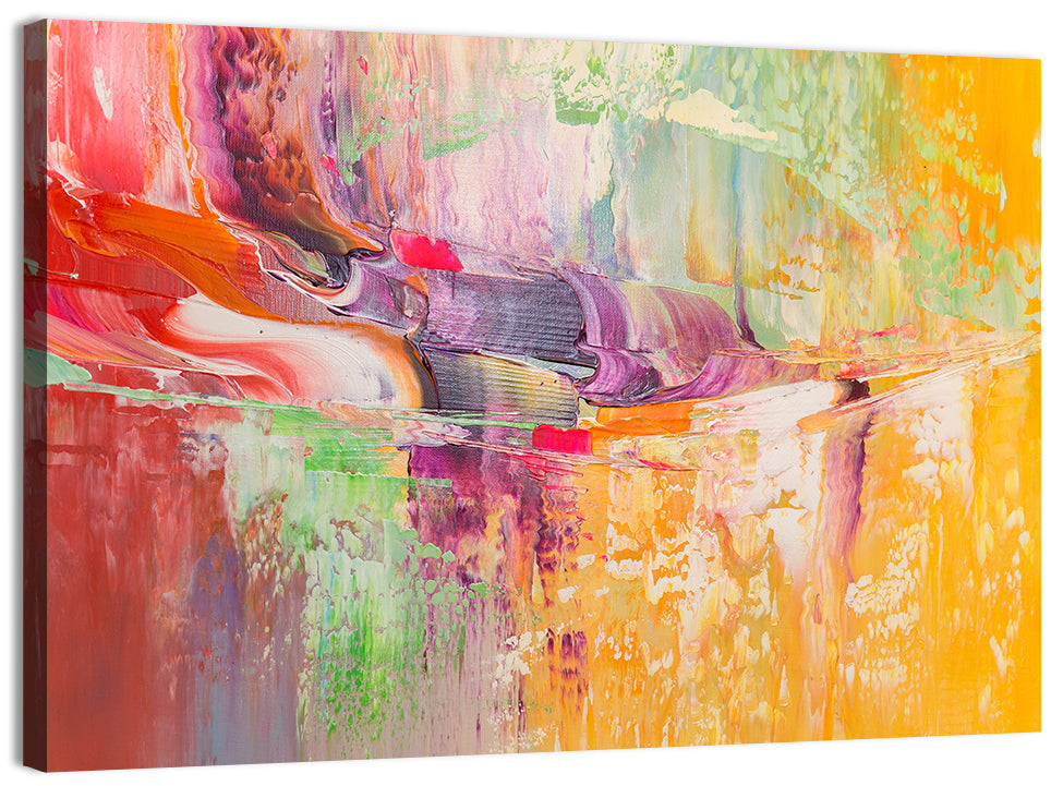 Palette Knife Strokes Wall Art, canvas print, landscape