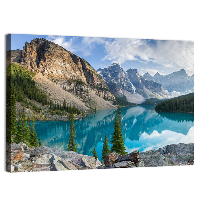Moraine Lake, Lake Louise Wall Art as a canvas print
