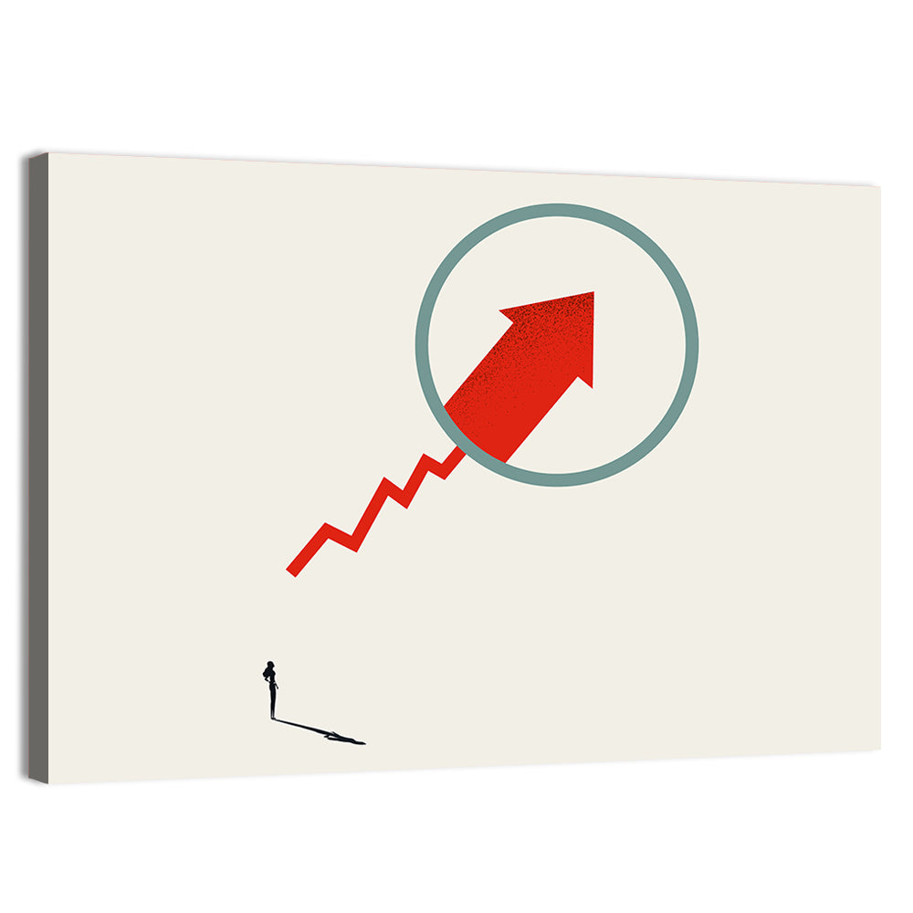 Investment Strategy Concept Wall Art, canvas print, landscape
