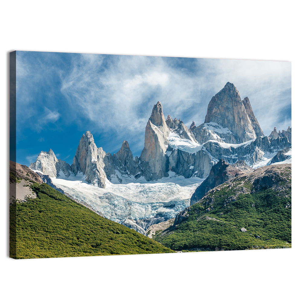 Mount Fitz Roy Wall Art, canvas print, landscape