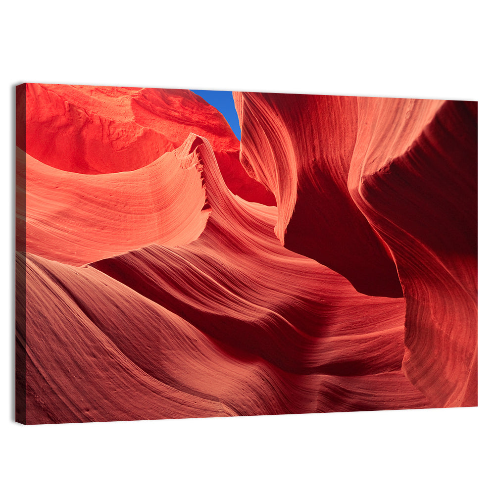 Antelope Canyon Sandstone Curves Wall Art, canvas print, landscape