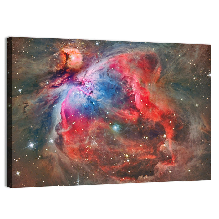 M42 Orion Nebula Wall Art as a canvas print