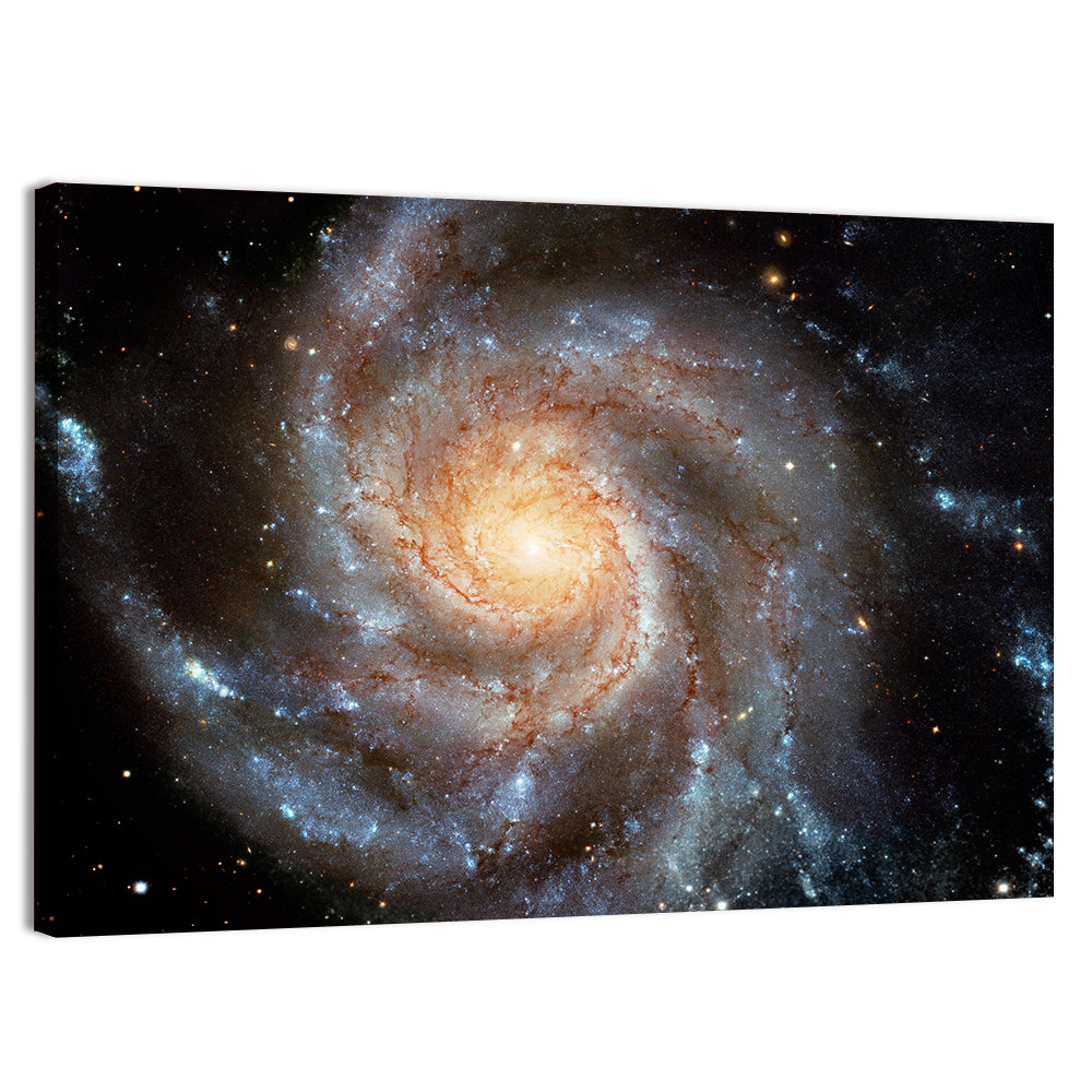 Giant Spiral Galaxy Disk Wall Art, canvas print, landscape