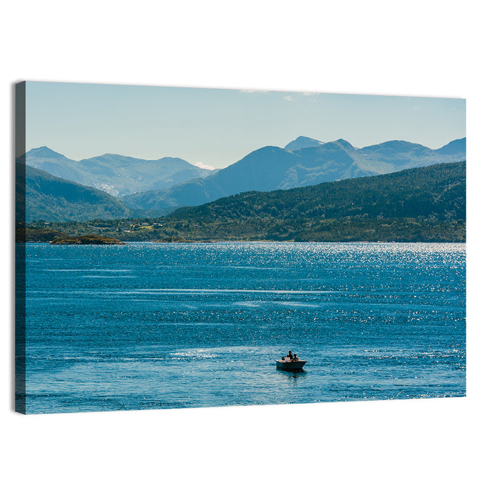 Atlantic View in Norway Wall Art as a canvas print