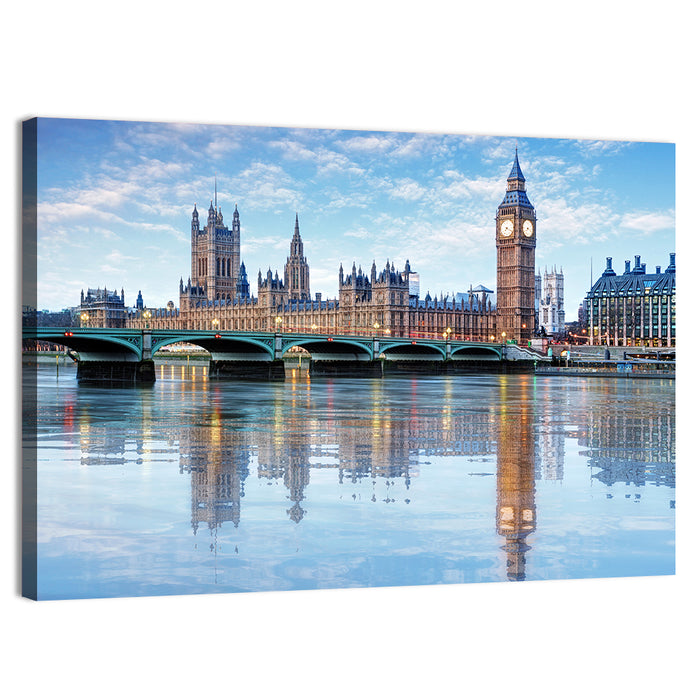 Big Ben and Palace of Westminster, London Wall Art as a canvas print