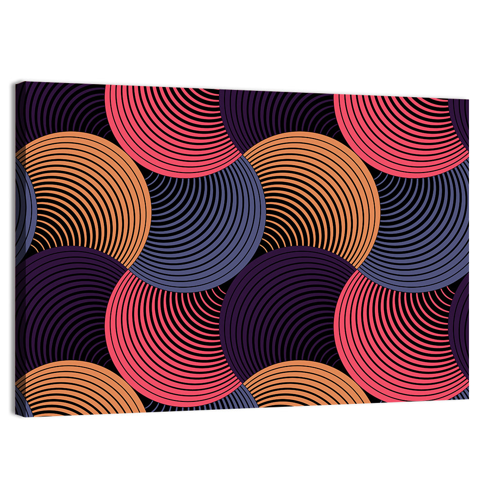 Ornate Geometric Petals Grid II Wall Art