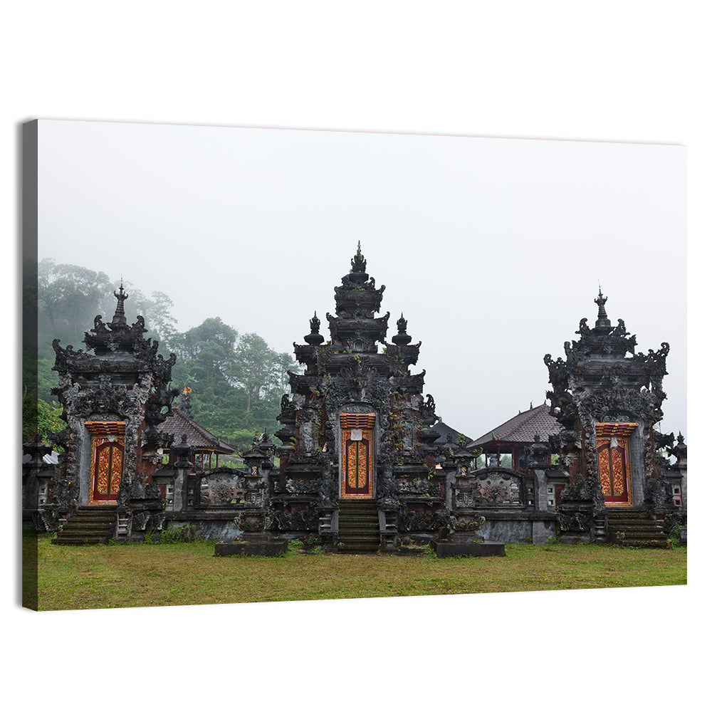 Pura Ulun Danu Buyan Temple Wall Art, canvas print, landscape
