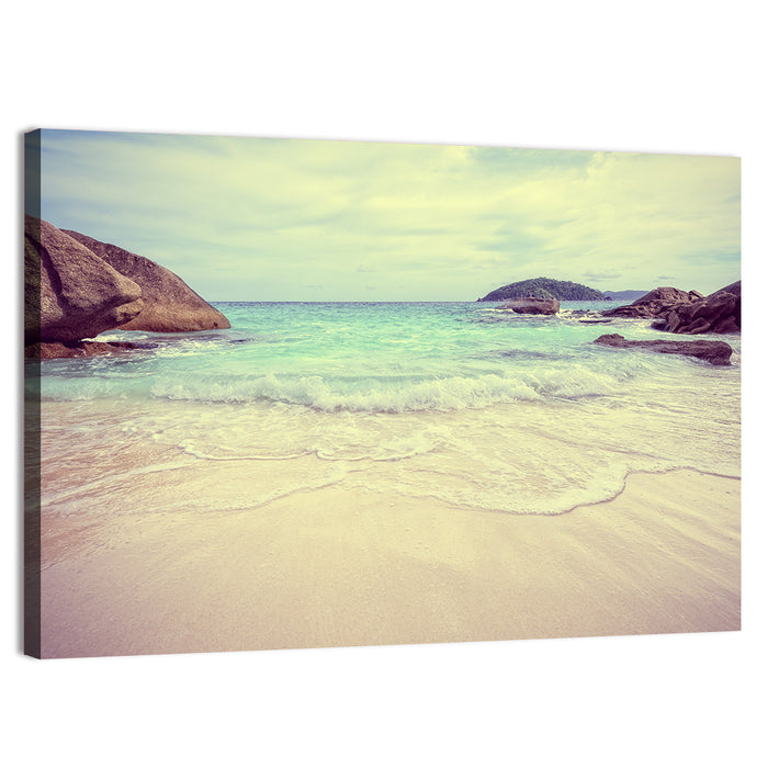 Koh Miang Island Wall Art as a canvas print