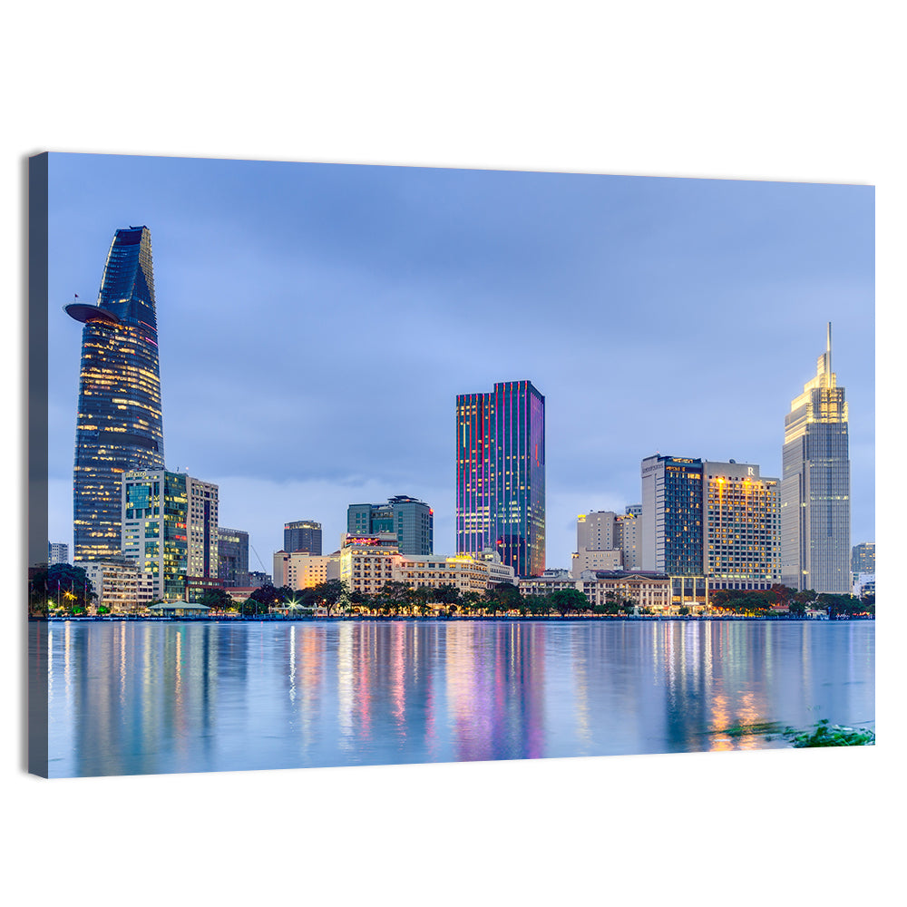 Ho Chi Minh City Skyline Wall Art, canvas print, landscape