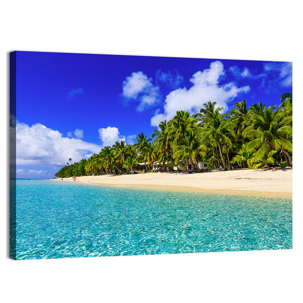 Dravuni Island Beach, Fiji Wall Art, canvas print, landscape