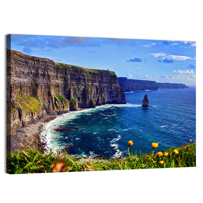 Cliffs of Moher, Lahinch Ireland Wall Art as a canvas print