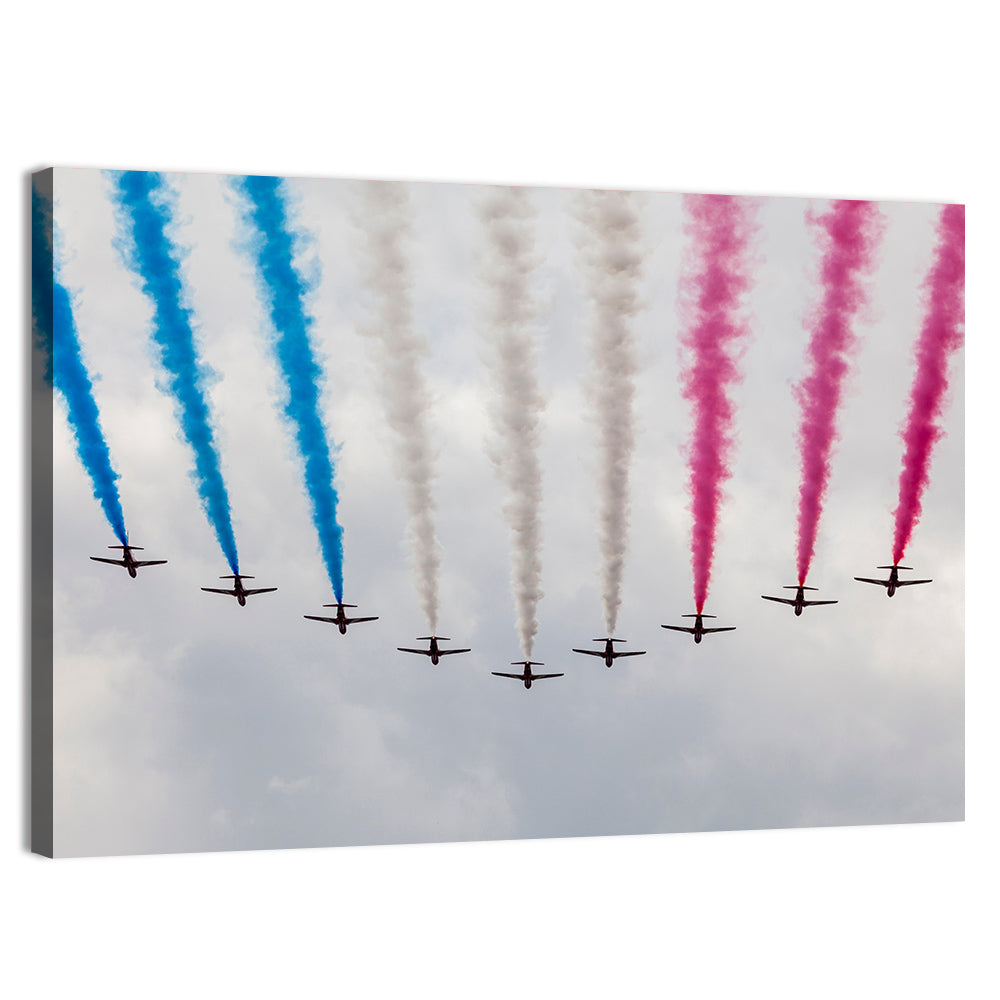 Colorful Airshow At London Wall Art