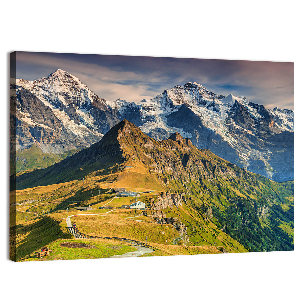 Eiger View from Grindelwald Wall Art, canvas print, landscape