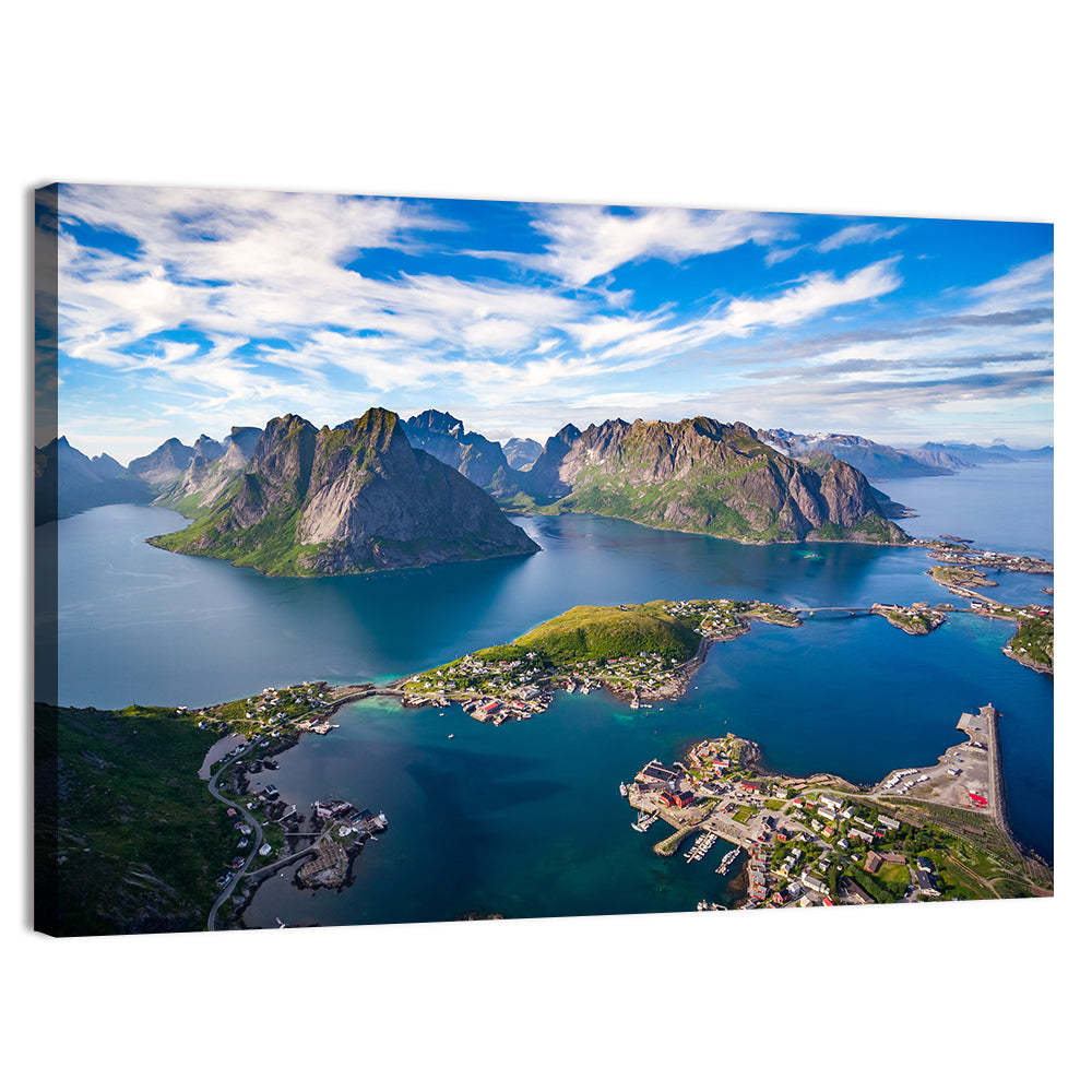 Reine Harbor, Lofoten Islands Wall Art, canvas print, landscape