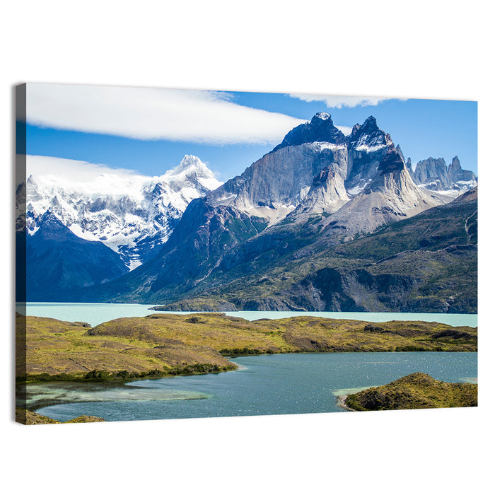 Torres Del Paine Landscape Wall Art as a canvas print