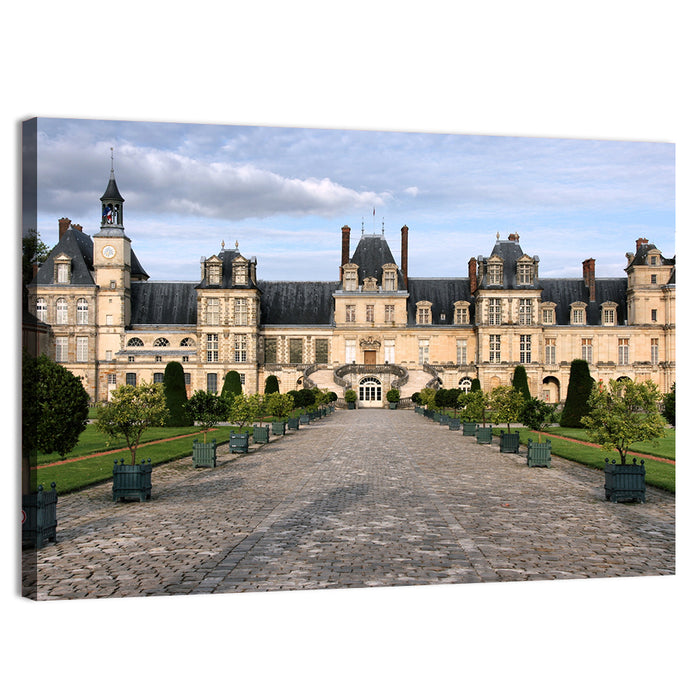 Palace of Fontainebleau, France Wall Art as a canvas print