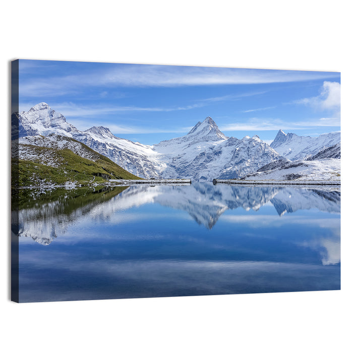 Bachalpsee Reflection, Grindelwald Switzerland Wall Art as a canvas print