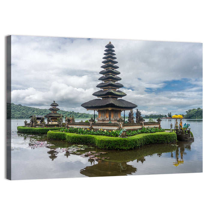 Pura Ulun Danu Bratan, Bedugul Wall Art as a canvas print