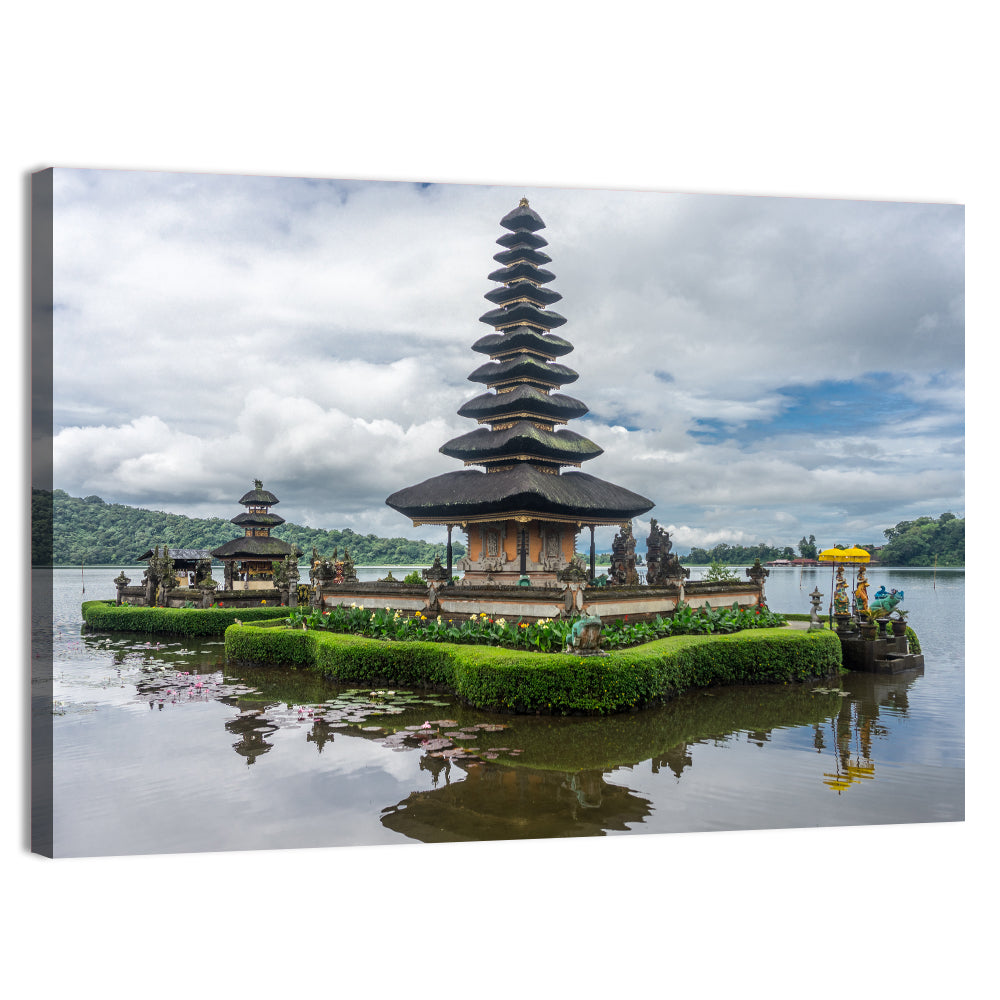 Pura Ulun Danu Bratan, Bedugul Wall Art, canvas print, landscape
