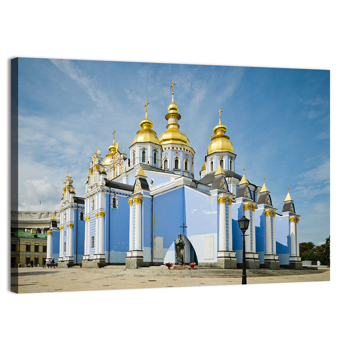St Michael's Golden Domes Kyiv Wall Art as a canvas print