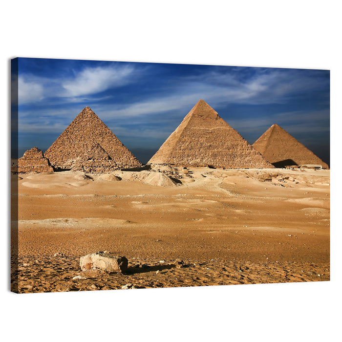Great Pyramids of Giza Wall Art as a canvas print