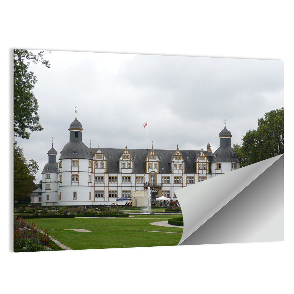 White Castle In Paderborn Germany Wall Art