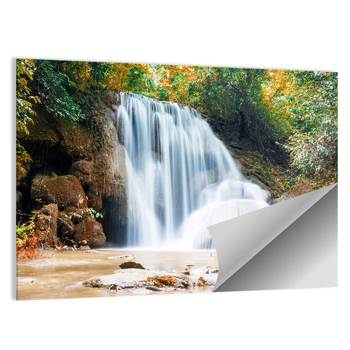 Planthong Waterfall Phuphaman Thailand Wall Art as a poster print