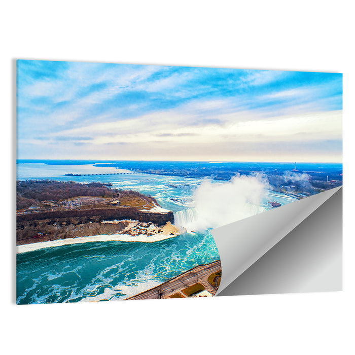 Niagara Falls Aerial View Wall Art as a poster print
