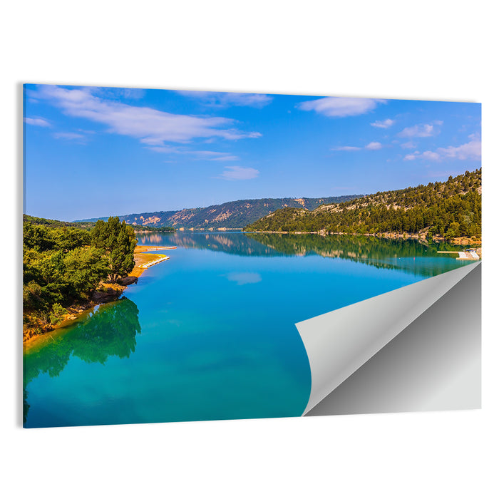 Lake Sainte Croix Du Verdon Wall Art as a poster print