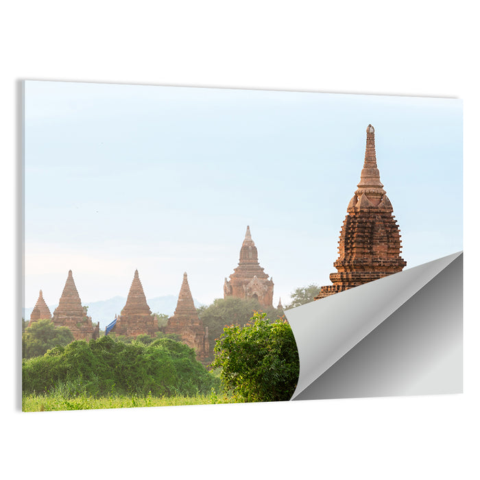 Ancient Pagodas of Bagan Wall Art as a poster print
