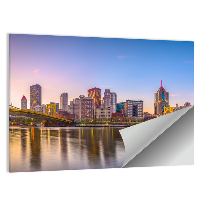 Allegheny River at Twilight Wall Art as a poster print