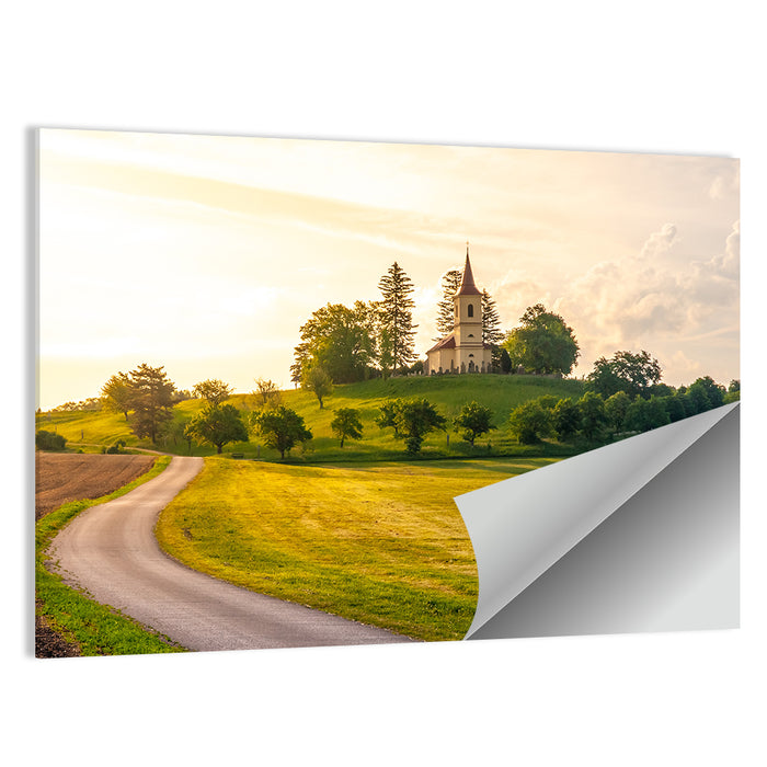 St Peter and Pauls Hilltop Church Wall Art as a poster print