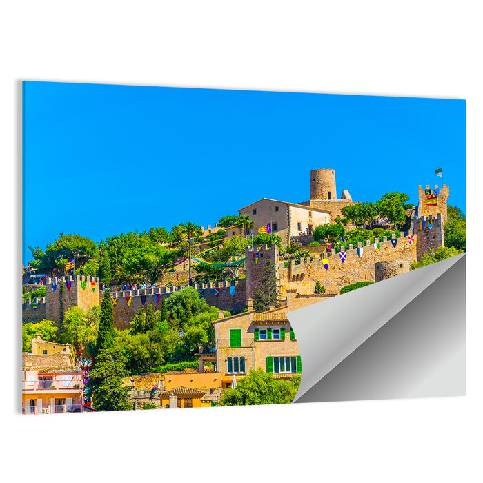 Capdepera Castle Hilltop View Wall Art as a poster print