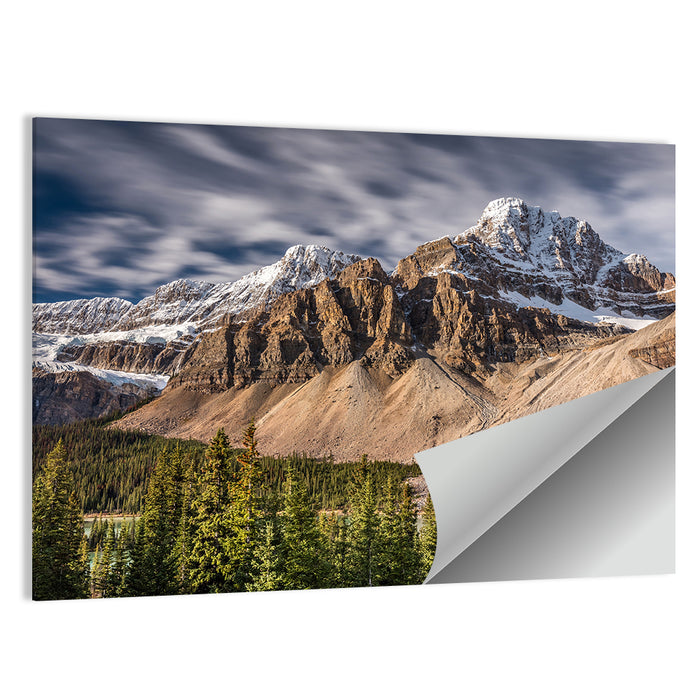 Mont Crowfoot, Alberta Wall Art as a poster print