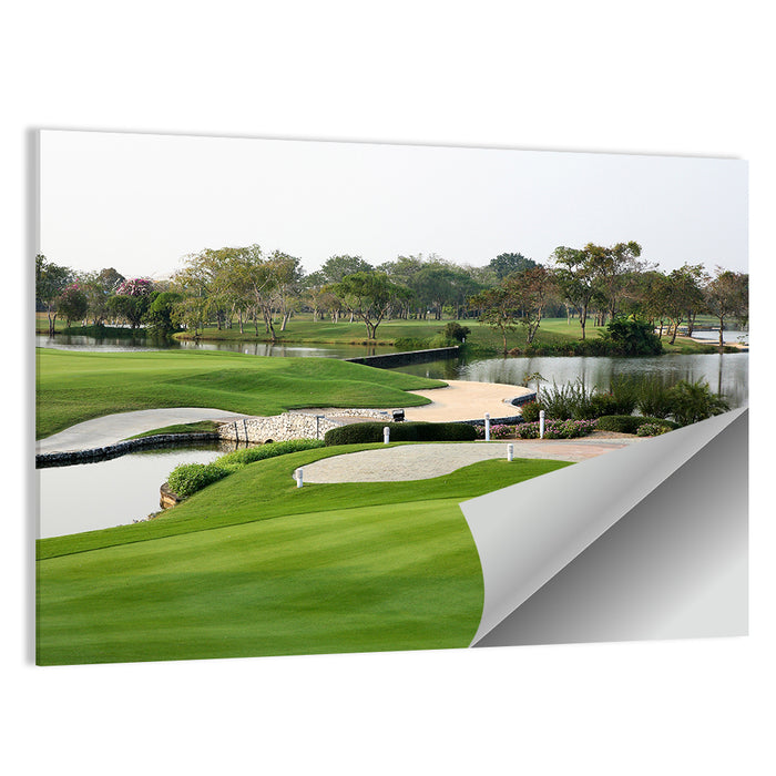 Stone Bridge Golf Course Wall Art as a poster print