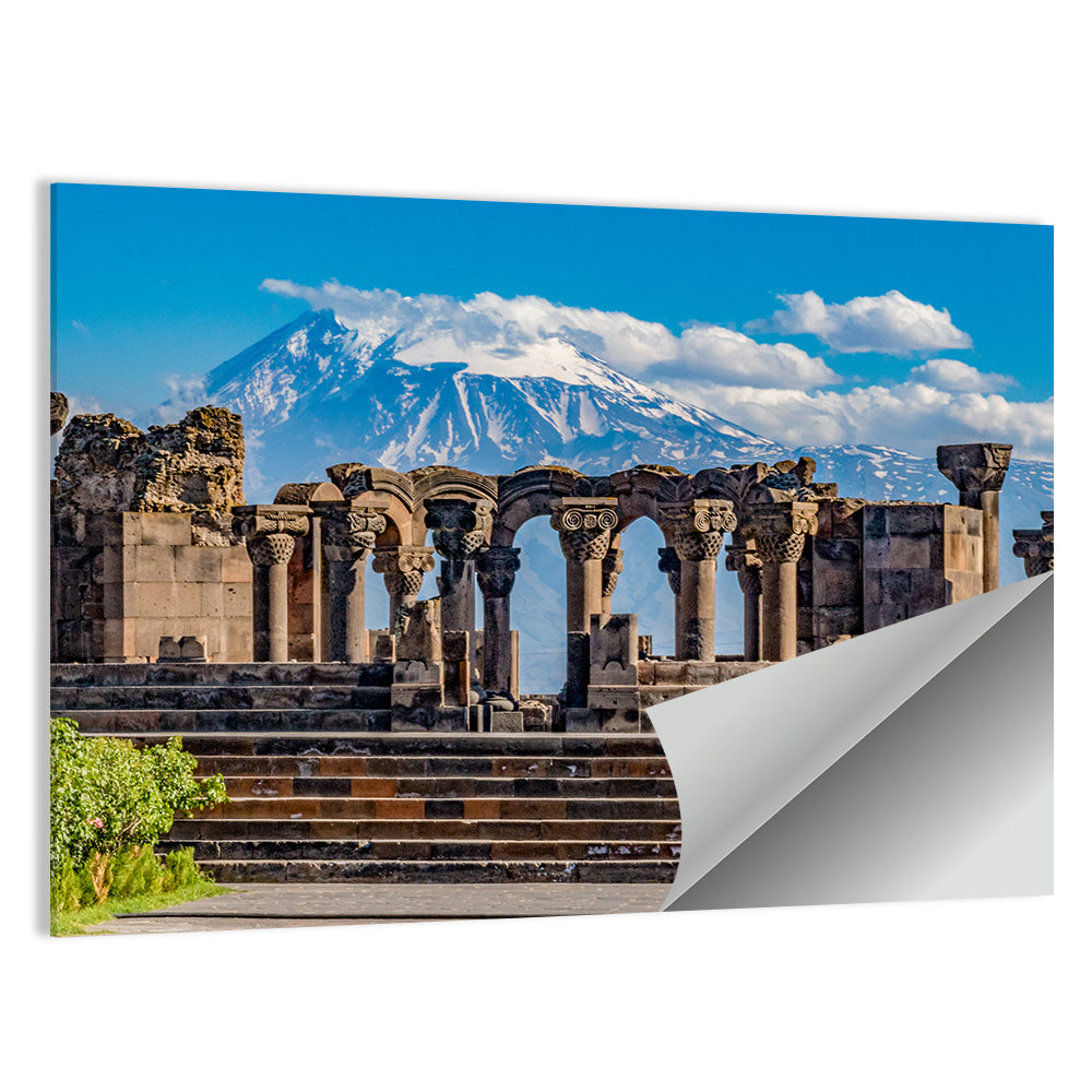 Ruins Of The Zvartnos Temple Wall Art