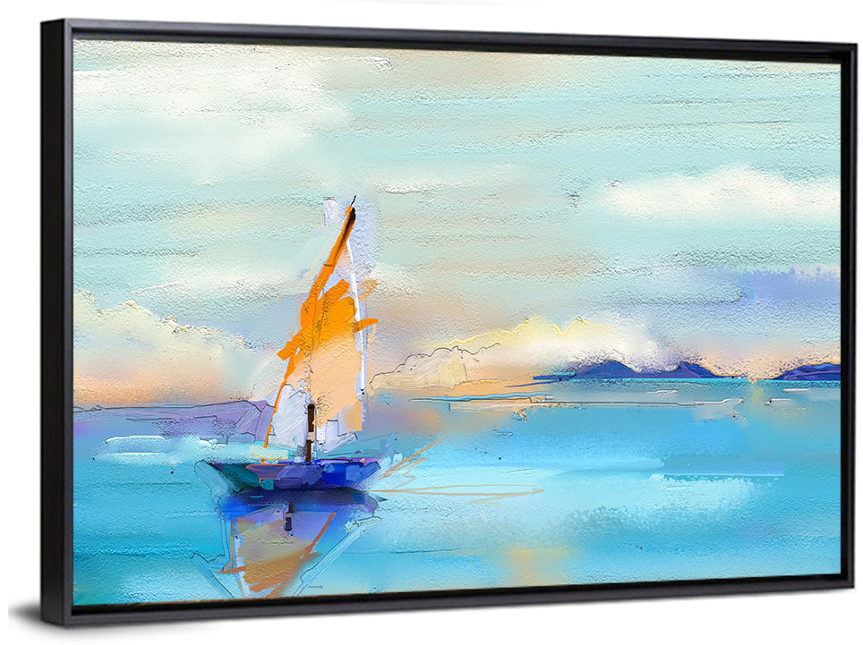 Sailing On Sea Wall Art