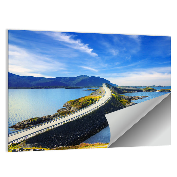 Atlantic Ocean Road, Norway Wall Art as a poster print