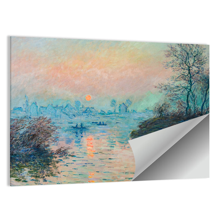 Monet River at Sunset Wall Art as a poster print