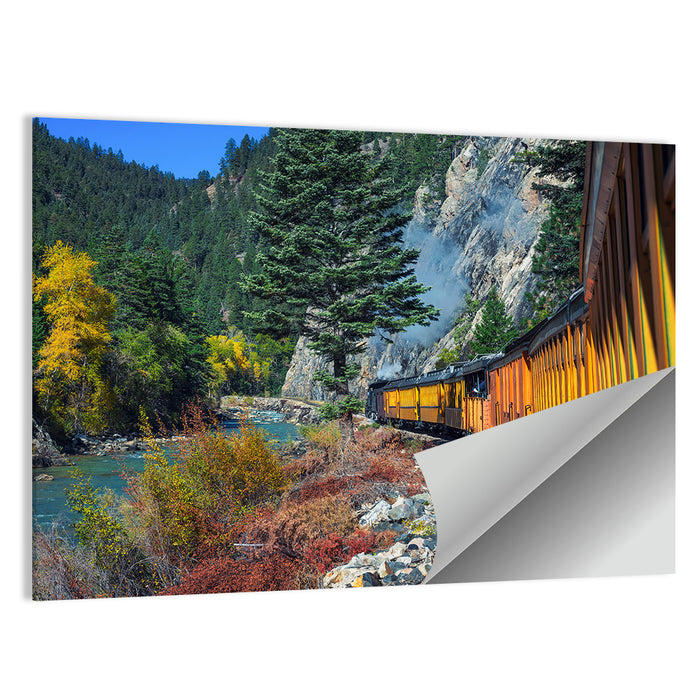 Steam Engine No 21 in Colorado Wall Art as a poster print